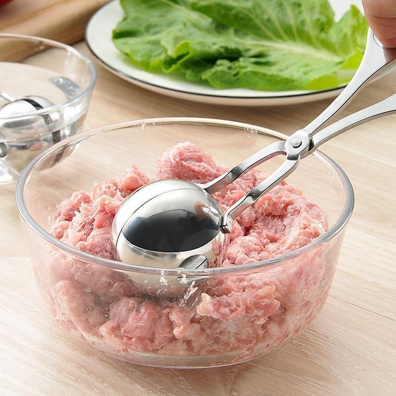 Meat Ball Maker Tool Stainless Steel Clip Round Rice Ball Shaper Spoon Meatball Making Mold Non Stick Stuffed Kitchen Gadget