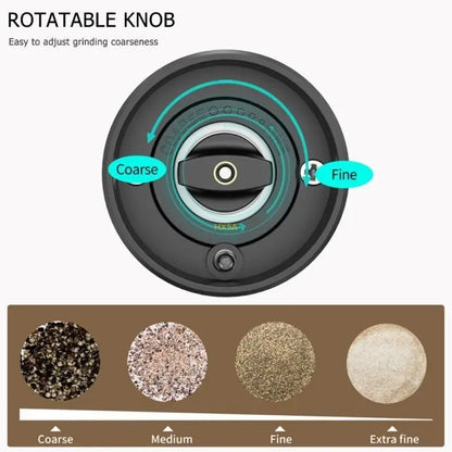 Traditional Peppers Grinder Electric Sea Salt Black Peppers Mill Practical Tool