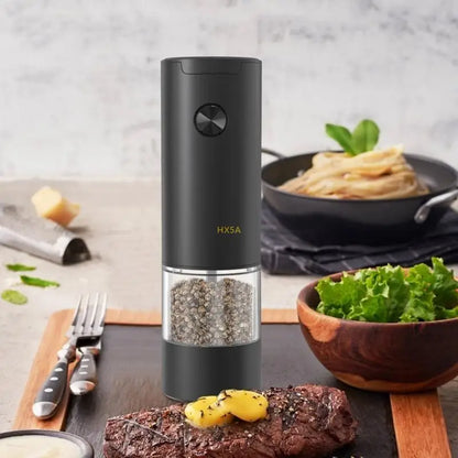 Traditional Peppers Grinder Electric Sea Salt Black Peppers Mill Practical Tool