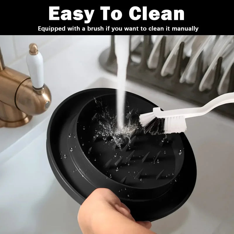 Large Chicken Breast Shredder Tool Visible Lid Meat Grinder For Chopping Chicken Beef  Cabbage Vegetables Rotating Kitchen Tool