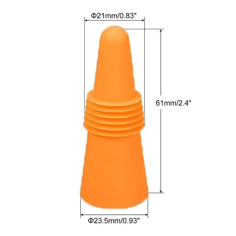 1PC Silicone Wine and Beverage Bottle Cap Set Leak Proof Champagne Bottles Sealer Stoppers Wine Cork Saver Stopper Reusable
